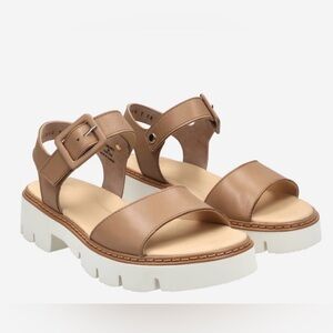 Tan Leather Women's Sandals
